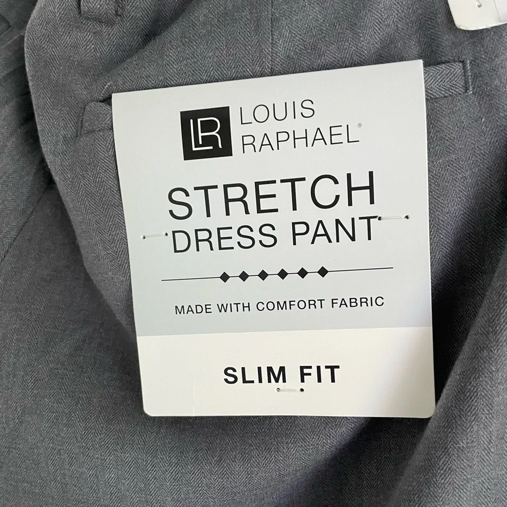 NWT Louis Raphael Comfort Stretch Dress Slim Fit Pant